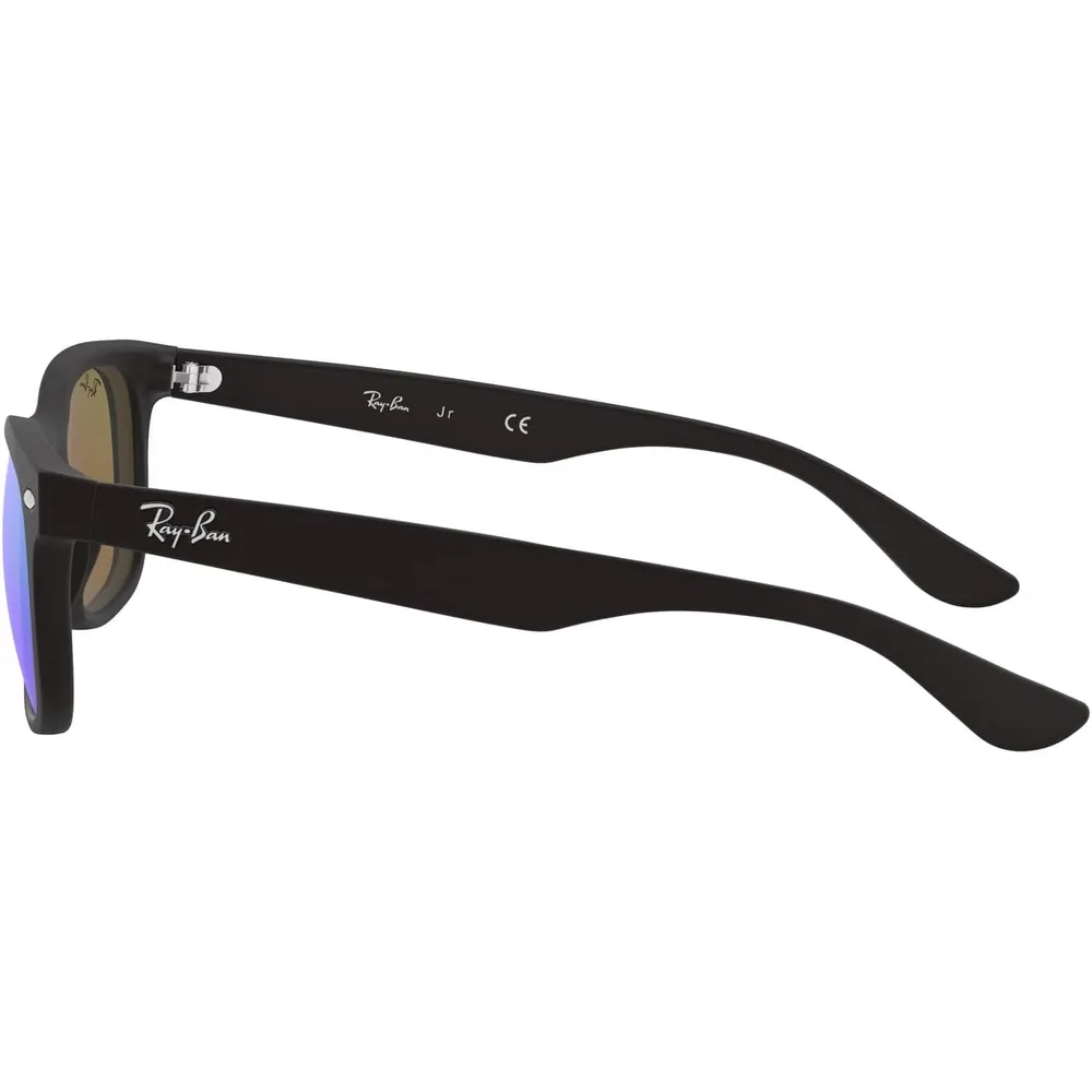 Ray-Ban Junior RJ9052S Gafas de sol para niños | Black / Blue Flash II