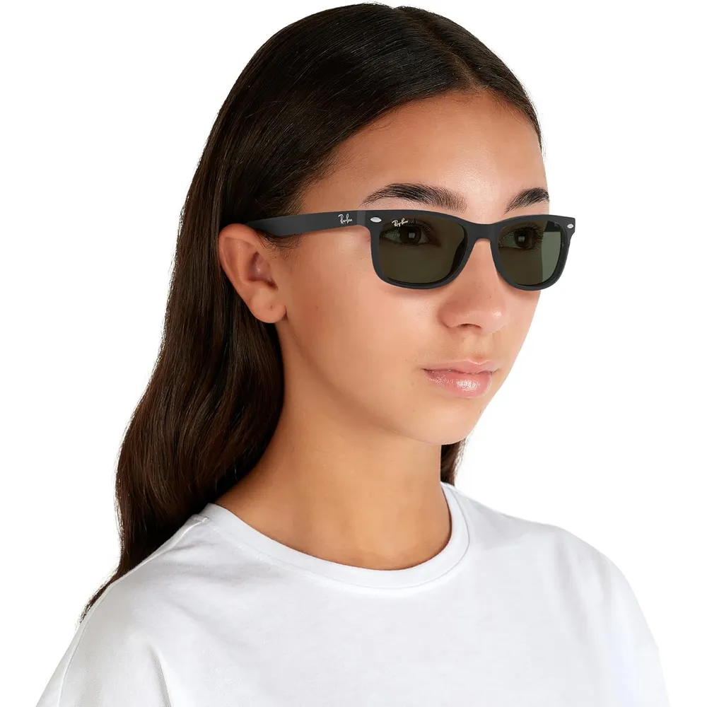 Ray-Ban Junior RJ9052S Gafas de sol para niños | Black / Dark Green II