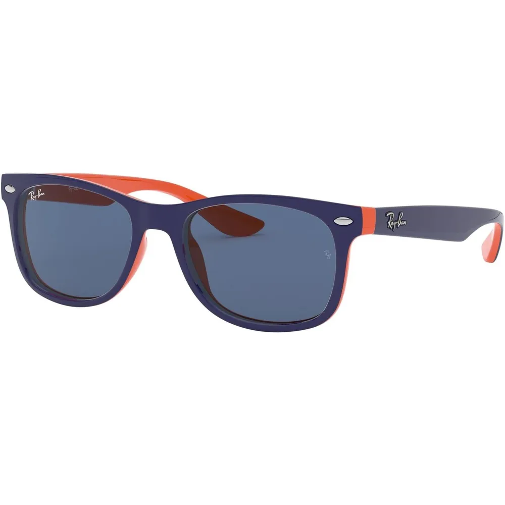 Ray-Ban Junior RJ9052S Gafas de sol para niños | Blue on Orange / Blue II