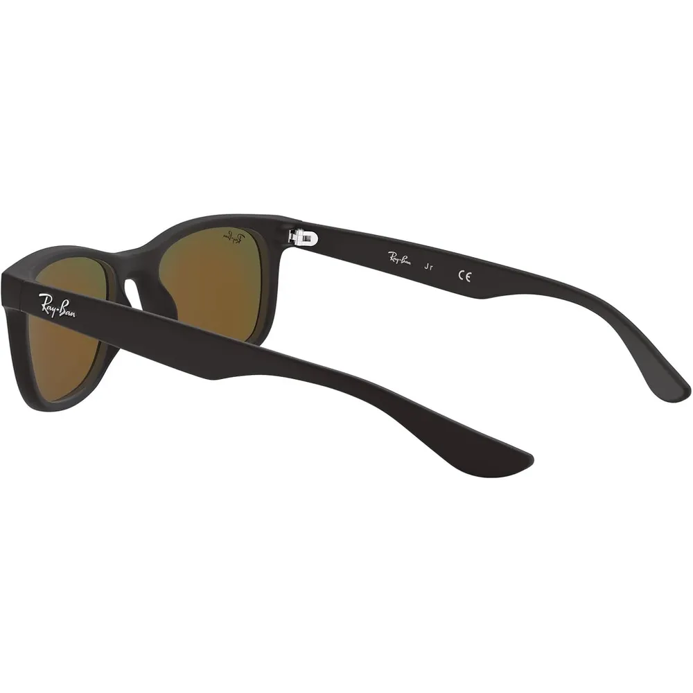 Ray-Ban Junior RJ9052S Gafas de sol para niños | Black / Brown Mirror Orange II
