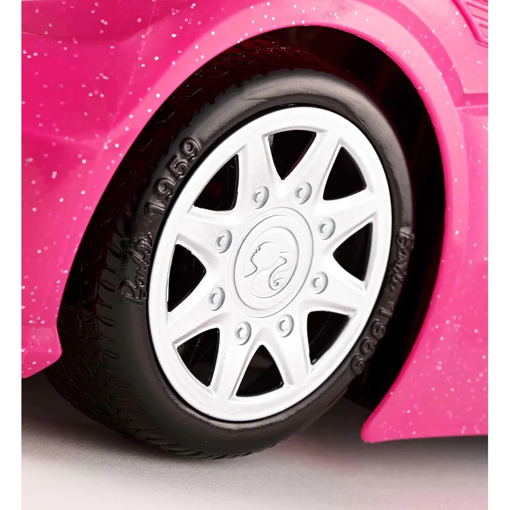 BARBIE COCHE DESCAPOTABLE CON MUÑECA VESTIDO VERANO