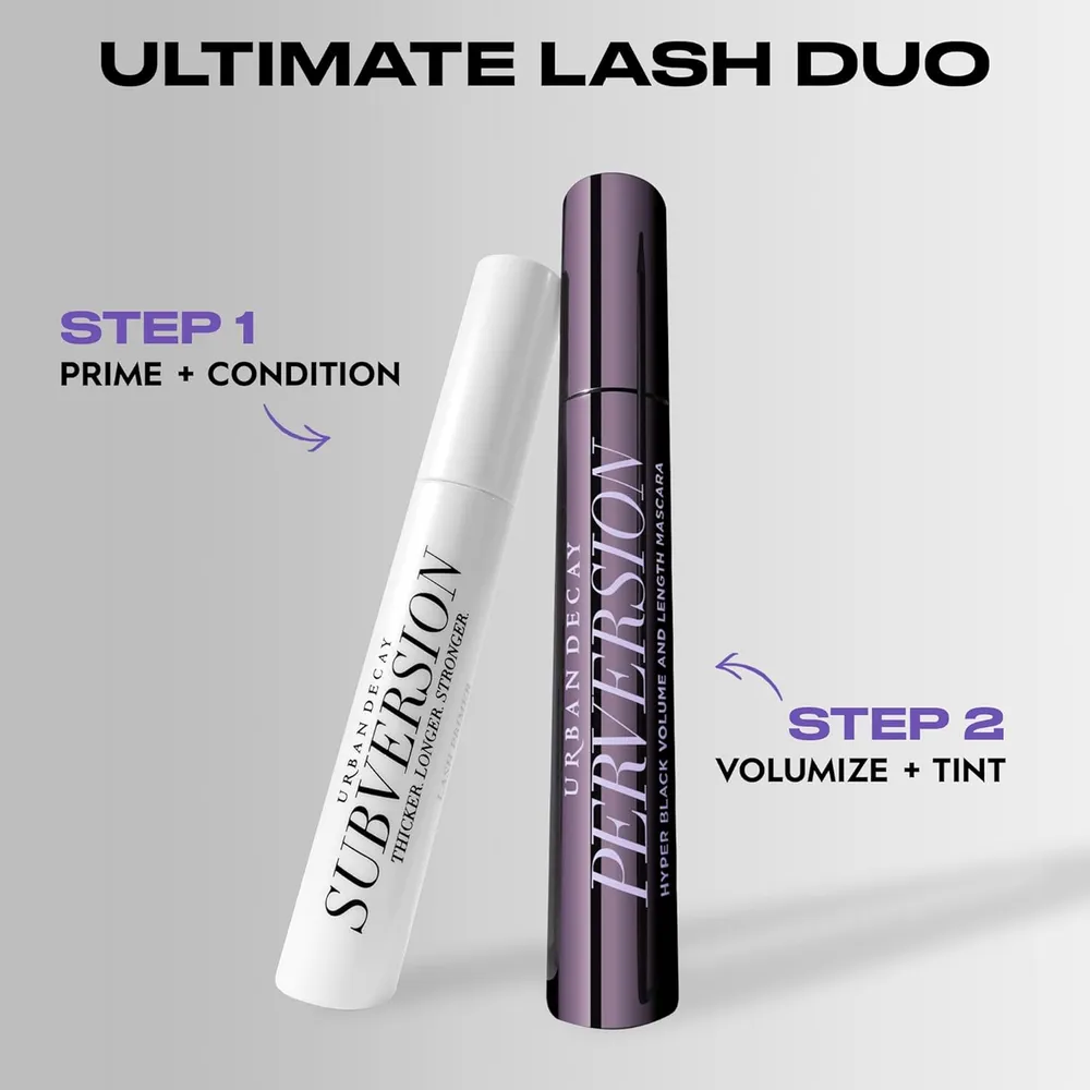 Urban Decay Prebase de Pestañas Subversion 0.28 oz Volumen y Cuidado con Pantenol y Vitamina E|Blanco