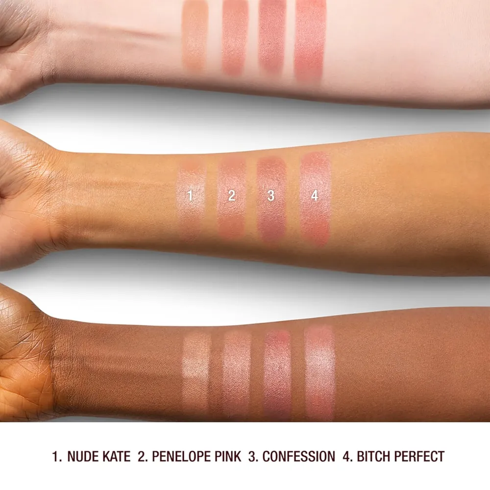 Charlotte Tilbury K.i.s.s.i.n.g Lápiz labial | Penélope Pink - nude con matices rosados