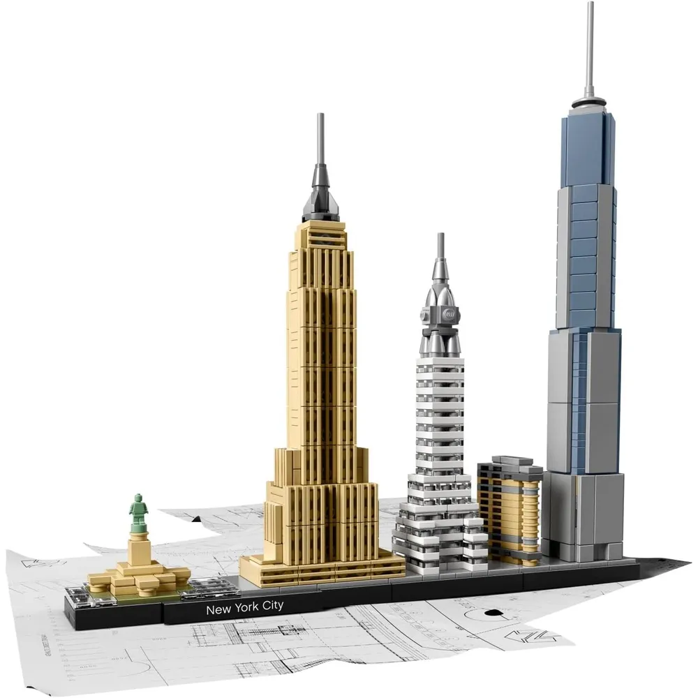 Lego Architecture ciudad de Nueva York set decorativo de exhibición