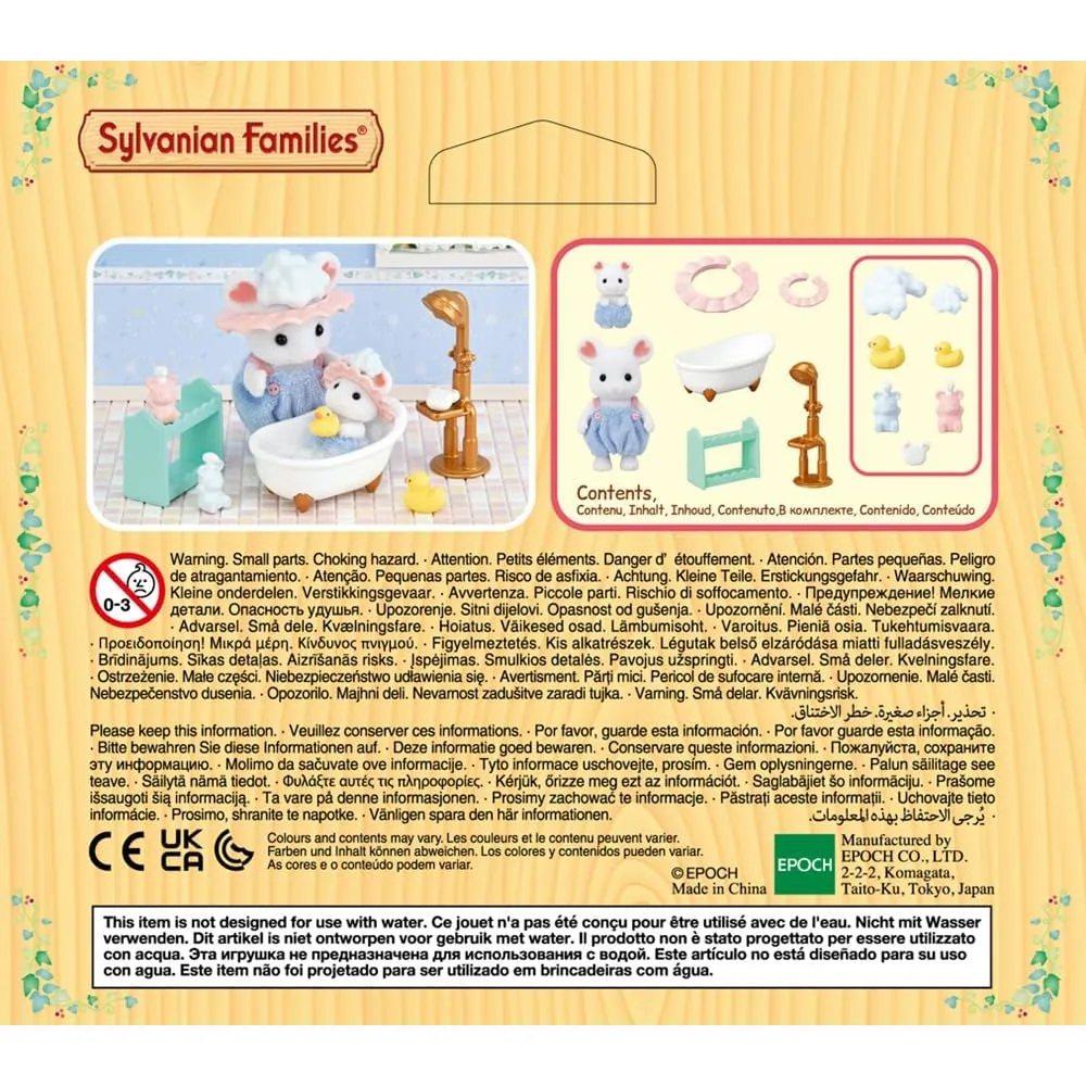 SET SYLVANIAN FAMILIES BAÑO CON BURBUJAS