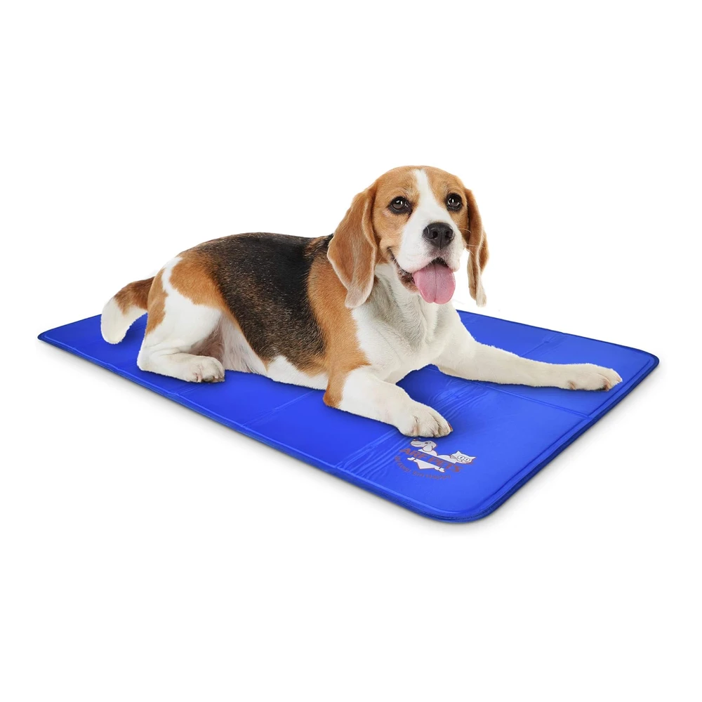 Alfombrilla de Auto Refrigeración para Mascotas para Perreras - Cajones y Camas- Arf Pets - Apclpd0135 - Azul - 1