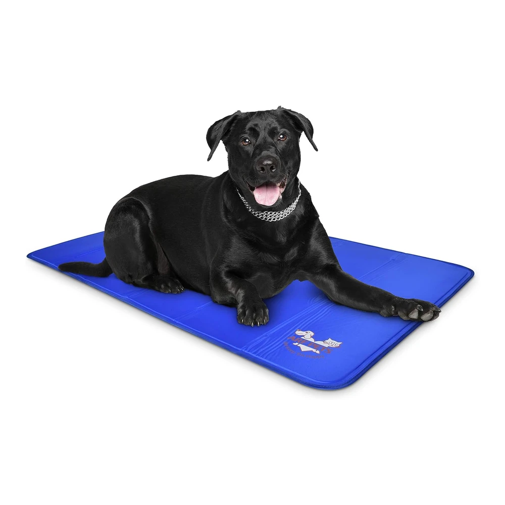 Alfombrilla de Auto Refrigeración para Mascotas para Perreras - Cajones y Camas- Arf Pets - Apclpd0135 - Azul - 1