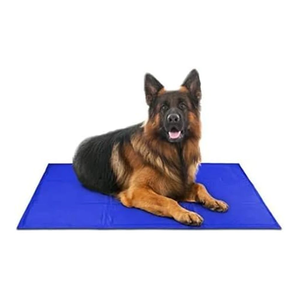 Manta de Auto Enfriamiento para Mascotas - Perros - Uso En Perreras - Cajones y Camas - Arf Mascotas - Azul