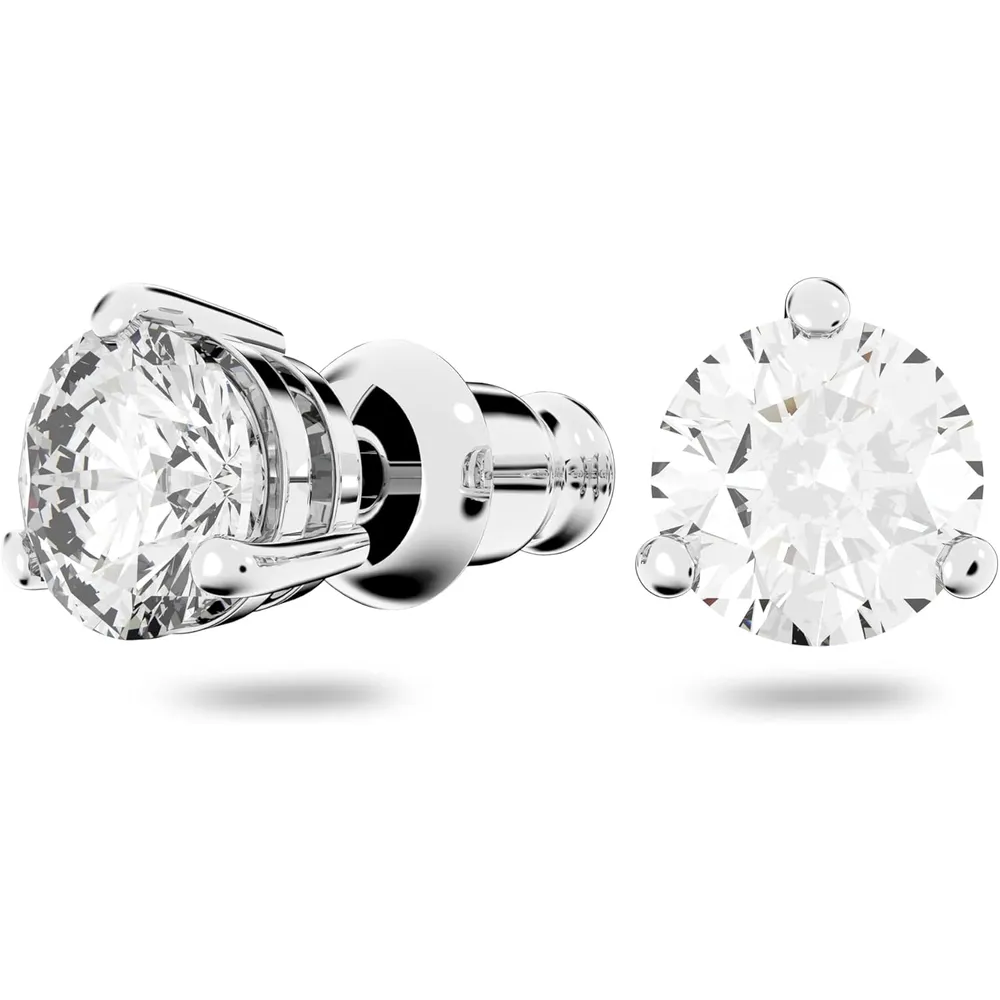 SWAROVSKI ARETES STUD REDONDO STILLA ACABADO RODIO PARA MUJER | PLATEADO