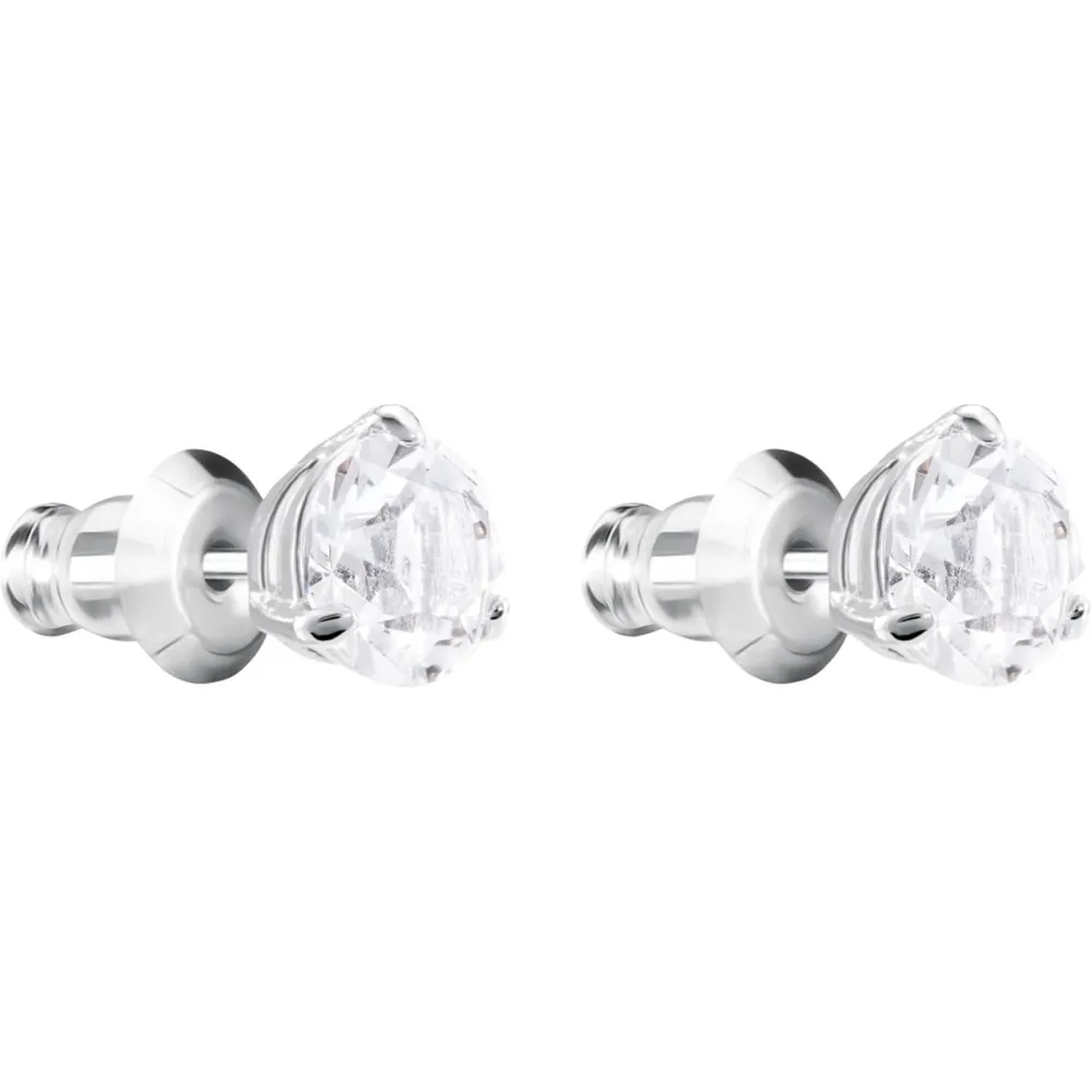 SWAROVSKI ARETES STUD REDONDO STILLA ACABADO RODIO PARA MUJER | PLATEADO