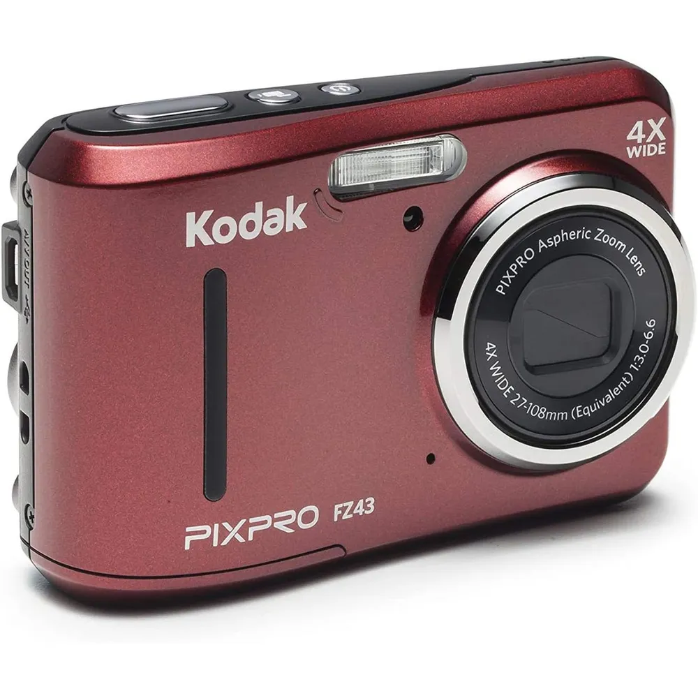Kodak PixPro FZ43 cámara digital 16 MP zoom 4x LCD | Rojo