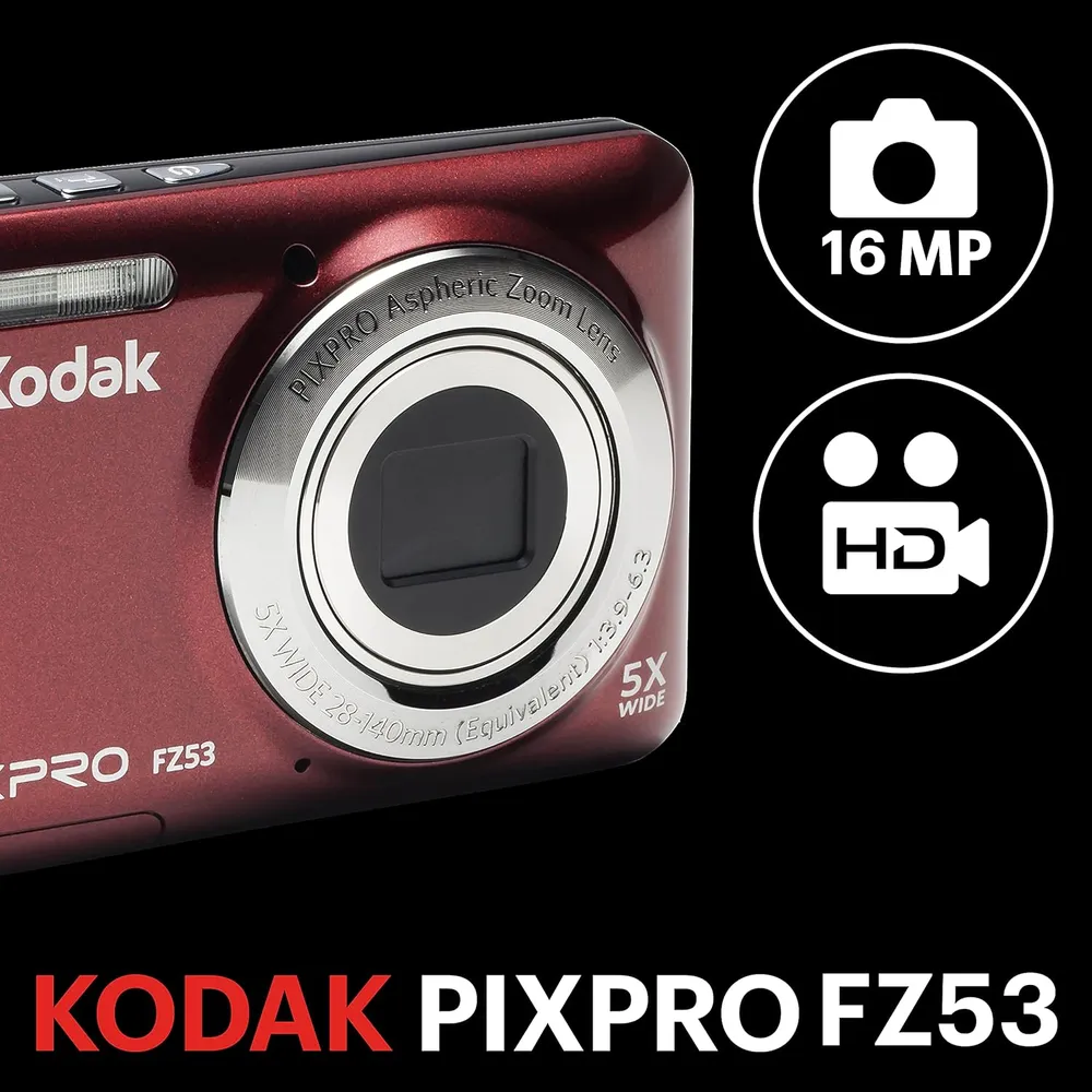 b019xll4f6_1_webp.webp Kodak PixPro FZ53 cámara digital 16 MP zoom 5x LCD | Rojo