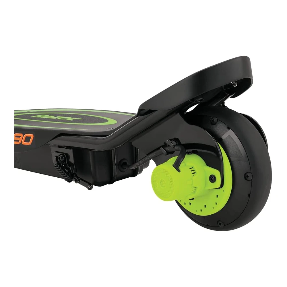 Razor Power Core E90 Scooter Eléctrico para niños - Motor de Cubo de 98 W - Hasta 10 Mph y 65 Min de Tiempo de Conducción