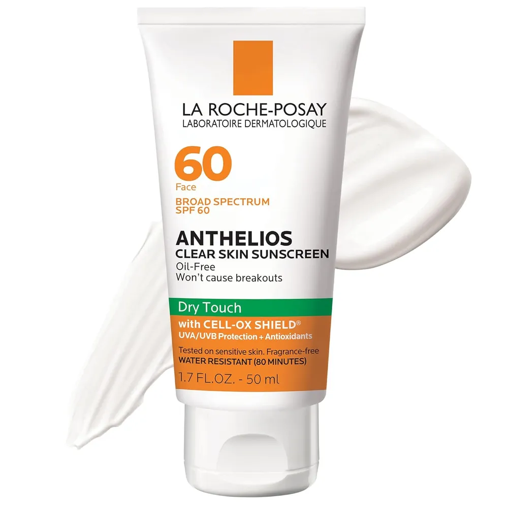 PROTECTOR SOLAR FACIAL SPF 60 CLEAR SKIN ANTHELIOS LA ROCHE-POSAY 1.7 OZ / 50 ML