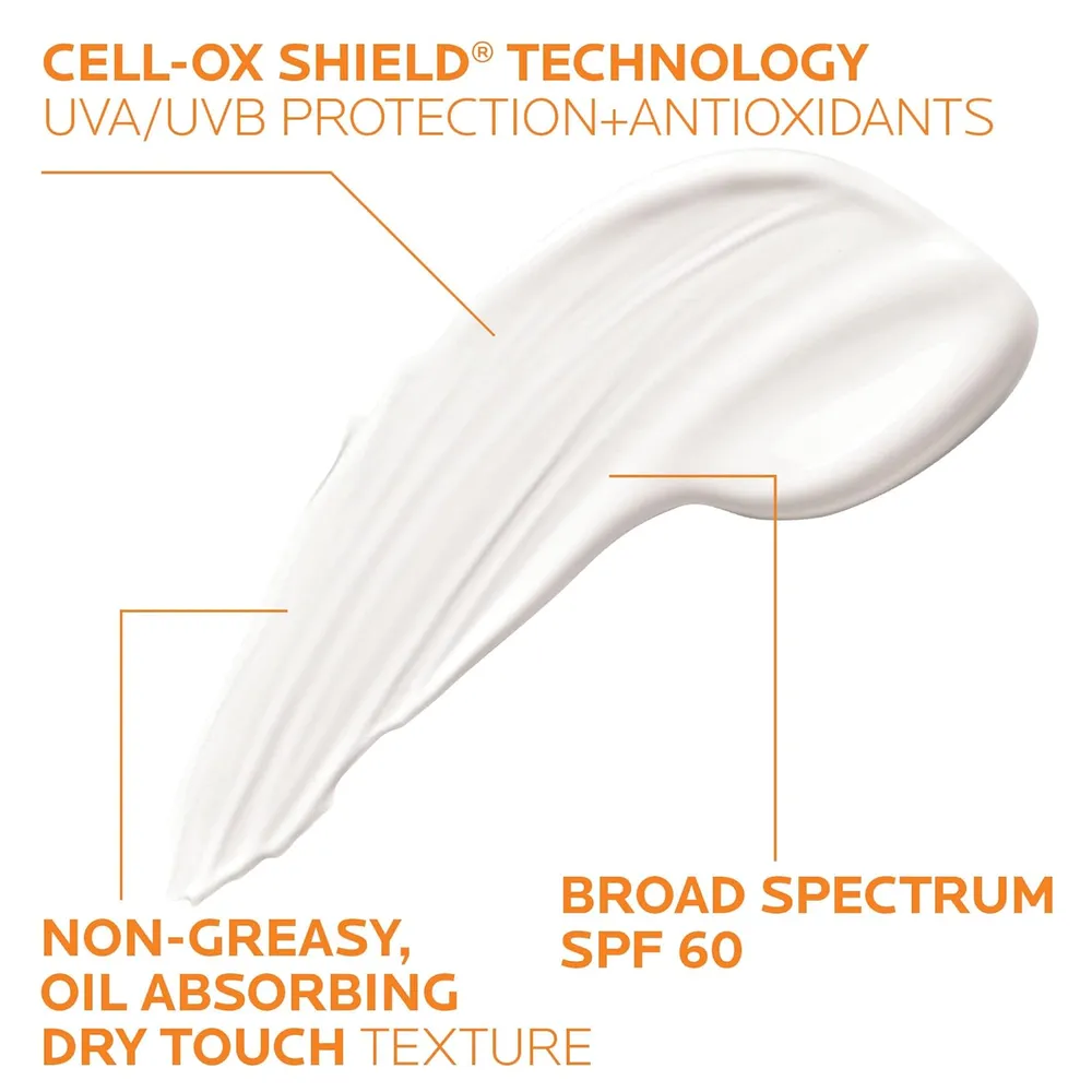 PROTECTOR SOLAR FACIAL SPF 60 CLEAR SKIN ANTHELIOS LA ROCHE-POSAY 1.7 OZ / 50 ML
