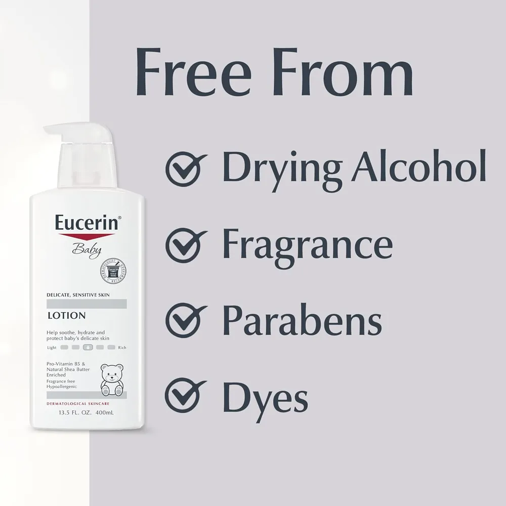 EUCERIN BABY LOCIÓN HIDRATANTE PARA BEBÉS 13.5 OZ / 400 ML