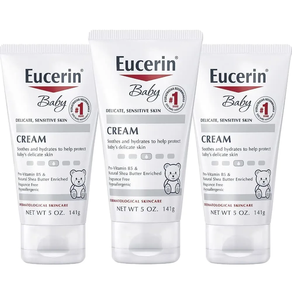 PACK 3 EUCERIN BABY CREMA HIDRATANTE PARA BEBÉS 141 GR