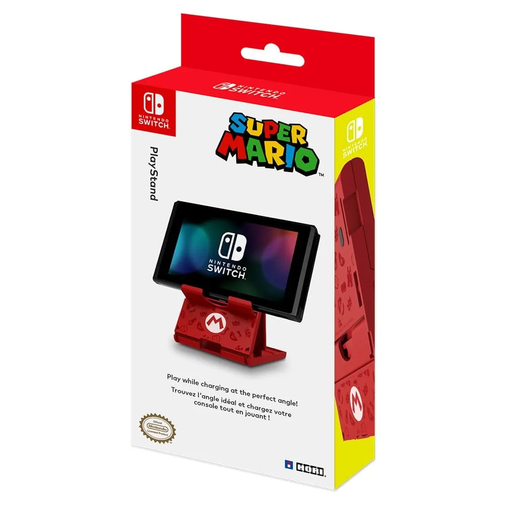 Hori Soporte Compacto Edición Mario Switch 1 - Licenciado por Nintendo