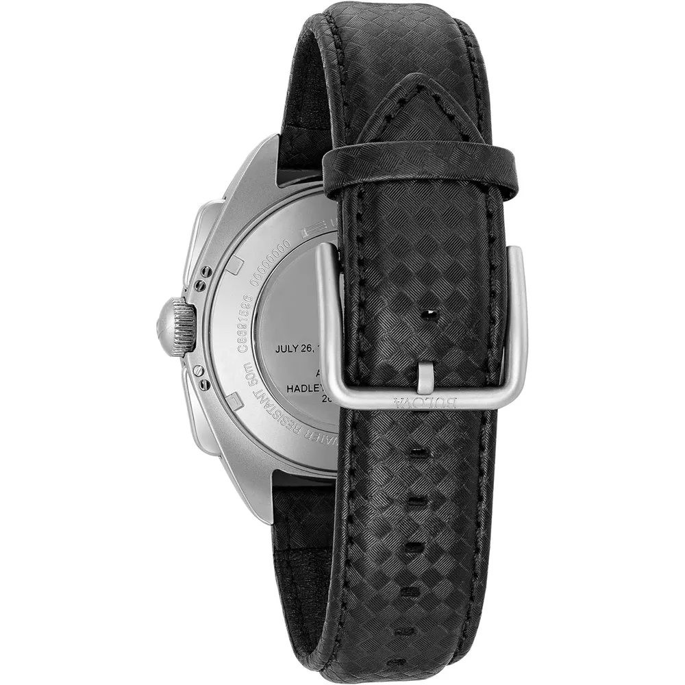 Bulova reloj Archive Lunar Pilot hombre cronógrafo 6 agujas de cuarzo | Negro