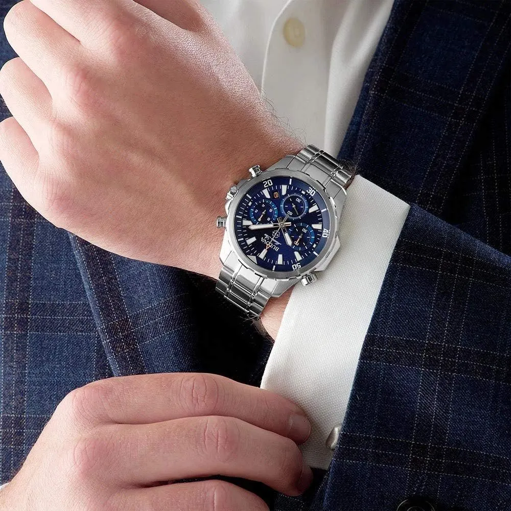 b01ajf1kls_5_webp.webp Bulova reloj cronógrafo Marine Star B de cuarzo para hombre con 6 agujas | Plateado