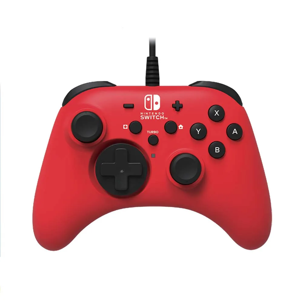 HoriPad Mando con Cable Rojo para Nintendo Switch - Licenciado por Nintendo
