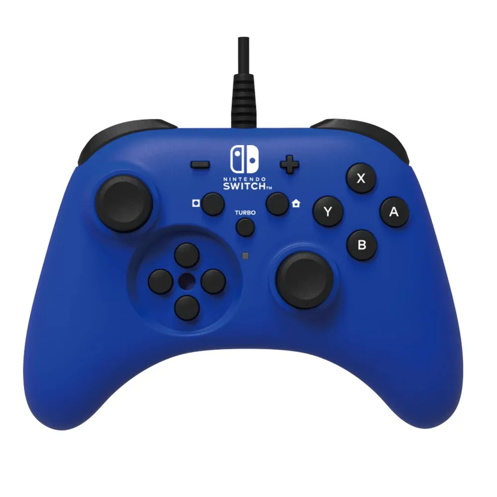 HoriPad Mando con Cable Azul para Nintendo Switch - Licenciado por Nintendo
