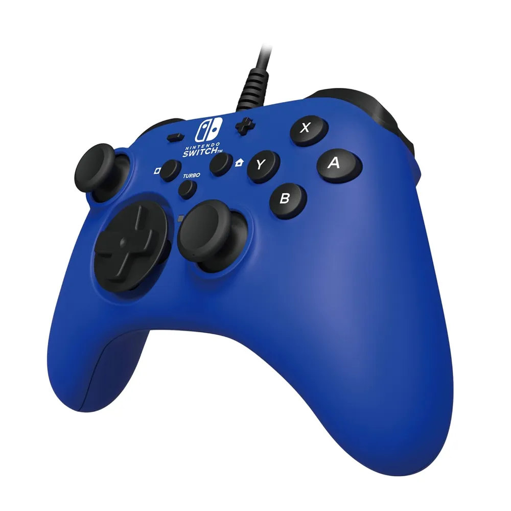 HoriPad Mando con Cable Azul para Nintendo Switch - Licenciado por Nintendo
