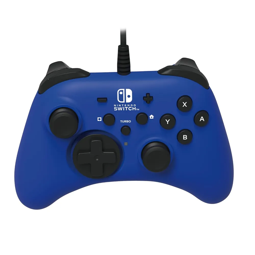 HoriPad Mando con Cable Azul para Nintendo Switch - Licenciado por Nintendo