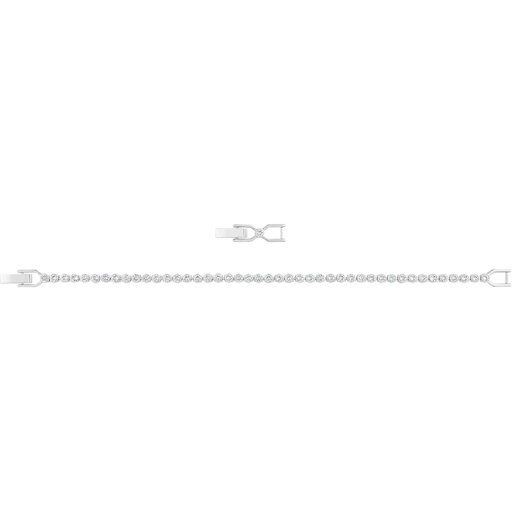 SWAROVSKI PULSERA IMBER ACABADO RODIO PARA MUJER | BLANCO