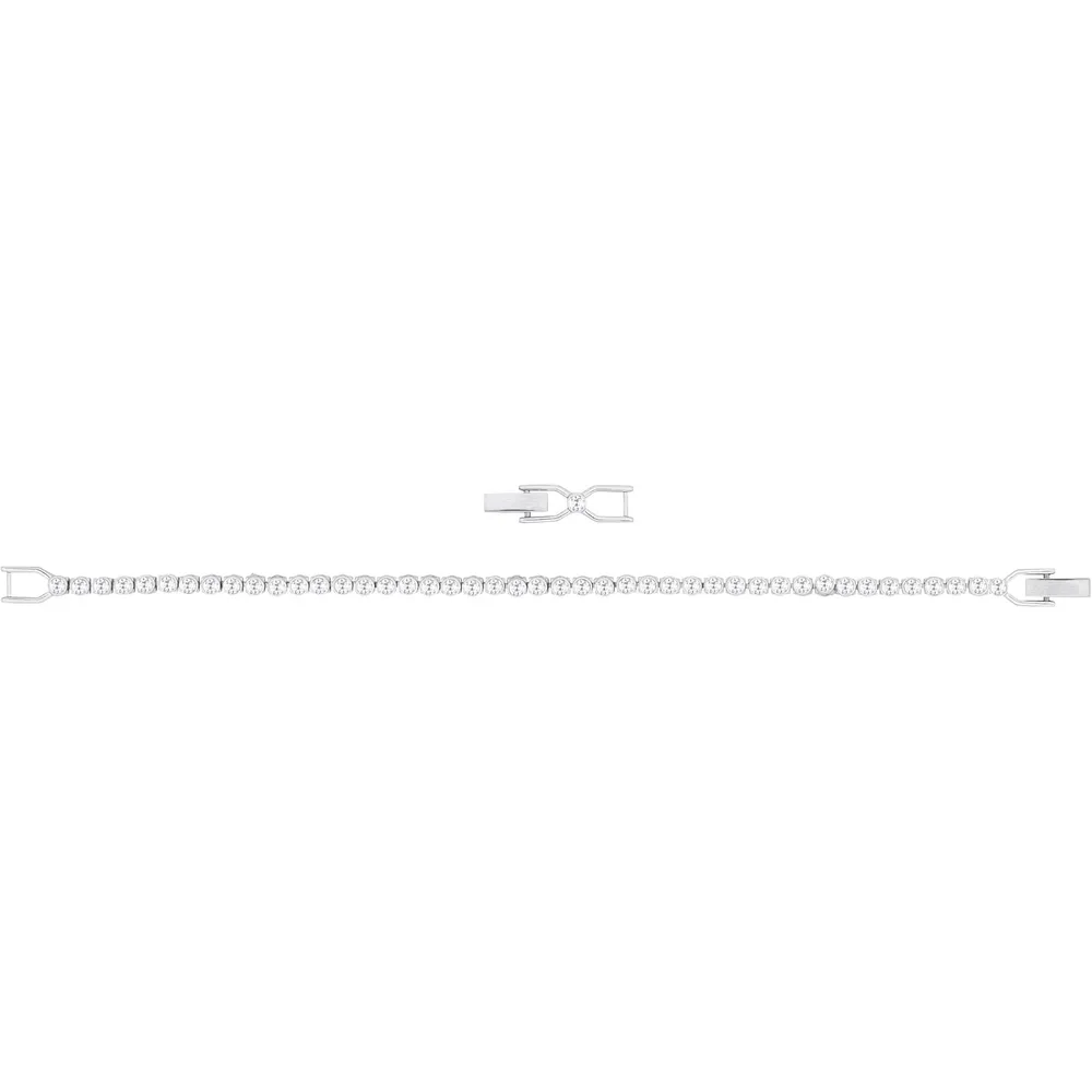 SWAROVSKI PULSERA IMBER ACABADO RODIO PARA MUJER | BLANCO