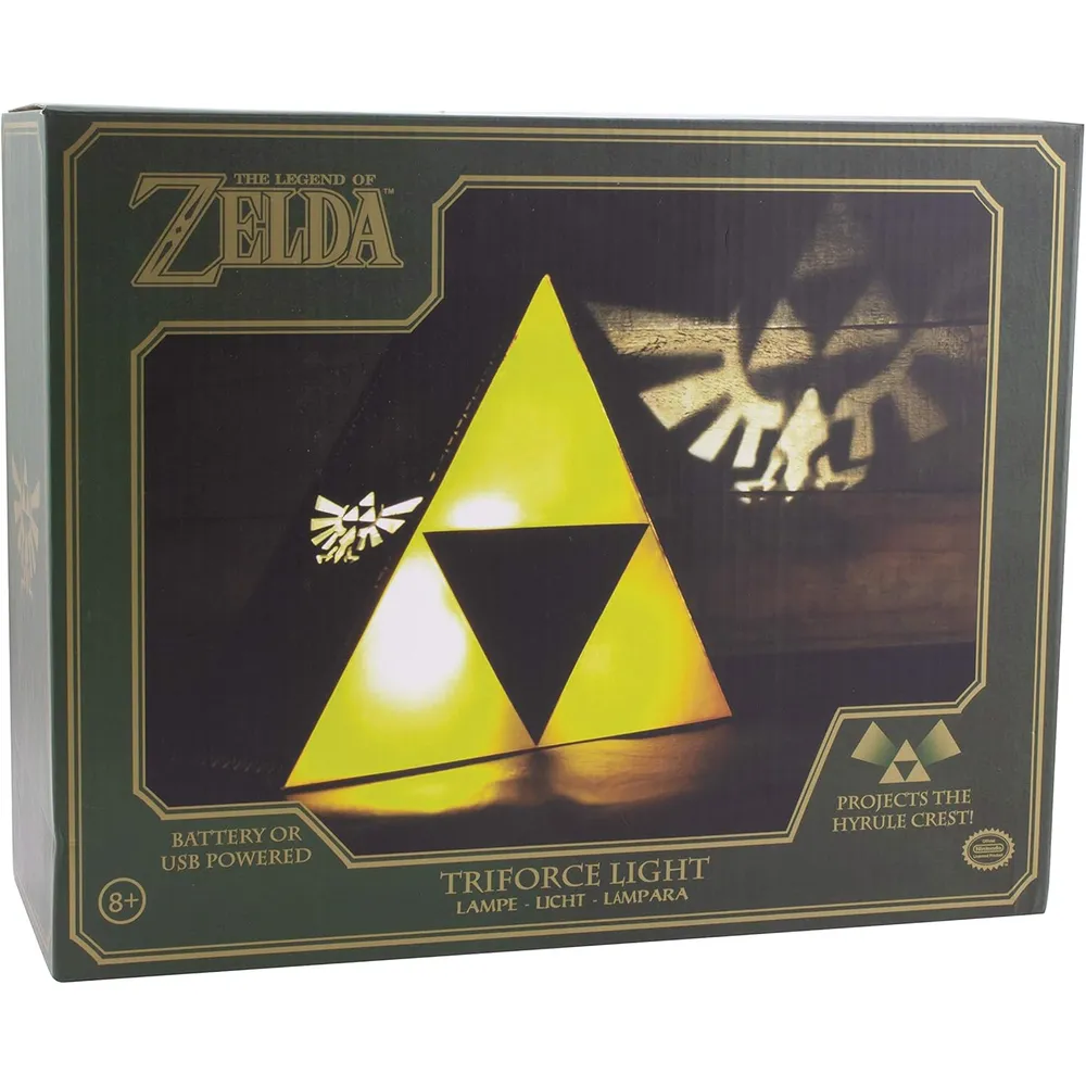 Paladone Zelda Trifuerza, lámpara proyección escudo Hyrule