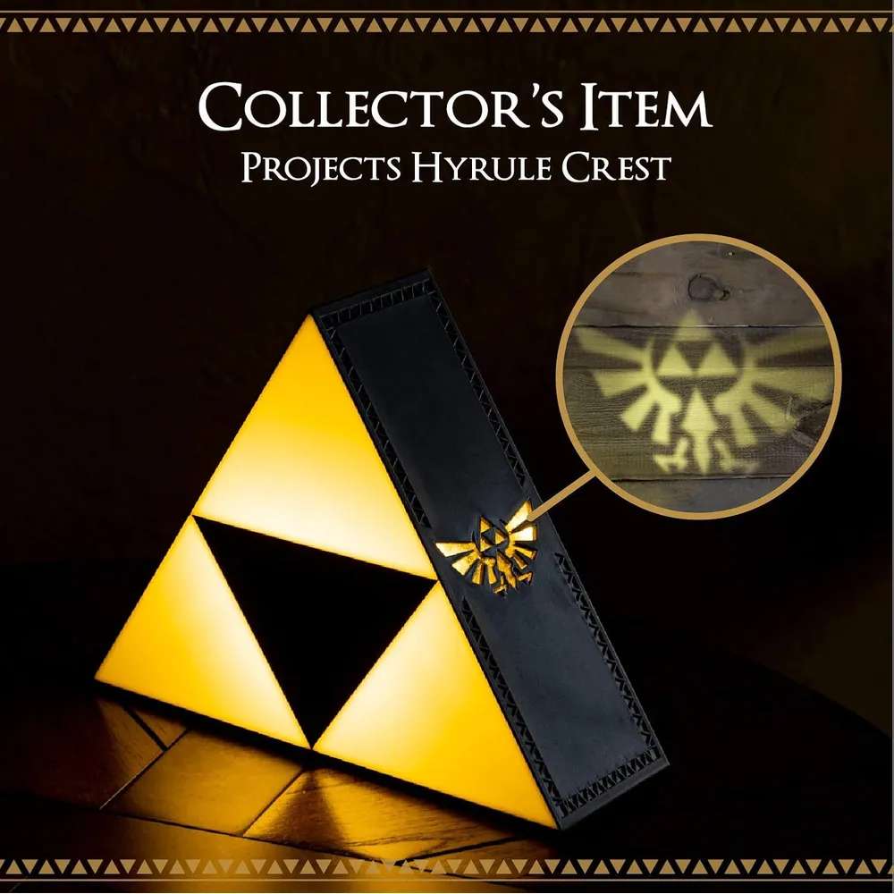 Paladone Zelda Trifuerza, lámpara proyección escudo Hyrule