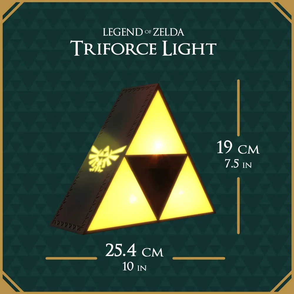 Paladone Zelda Trifuerza, lámpara proyección escudo Hyrule