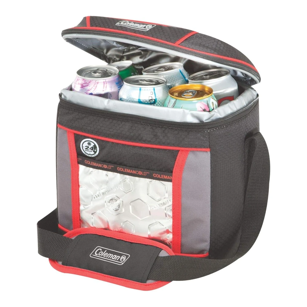 Coleman Soft Cooler Bag | Keeps Ice Up To 24 Hours | Insulated Lunch Cooler With Adjustable Shoulder Straps | Great for  Picnics - Bbqs - Camping - Tailgating & Outdoor Activities