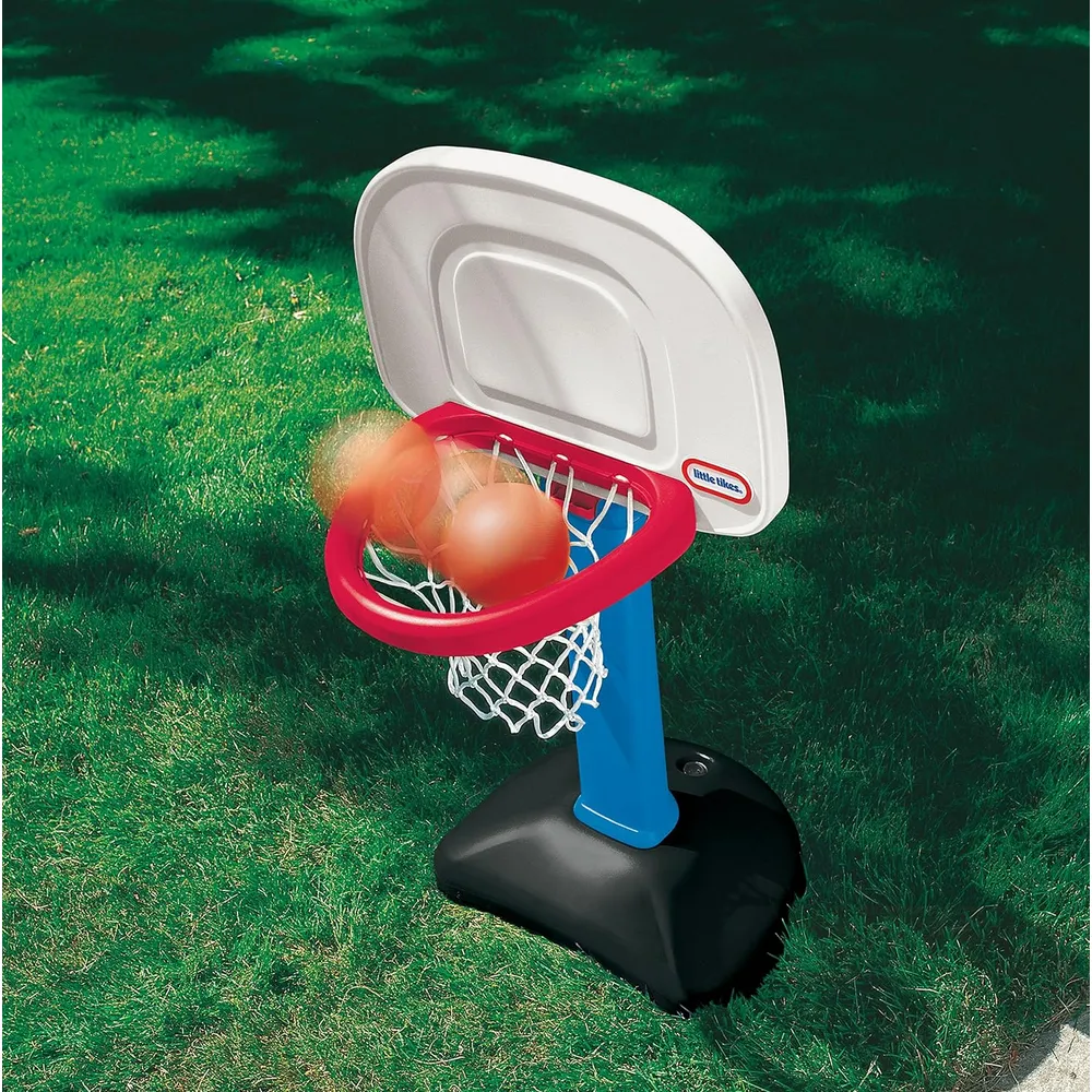 CANASTA DE BALONCESTO LITTLE TIKES  EASY SCORE CON 3 PELOTAS