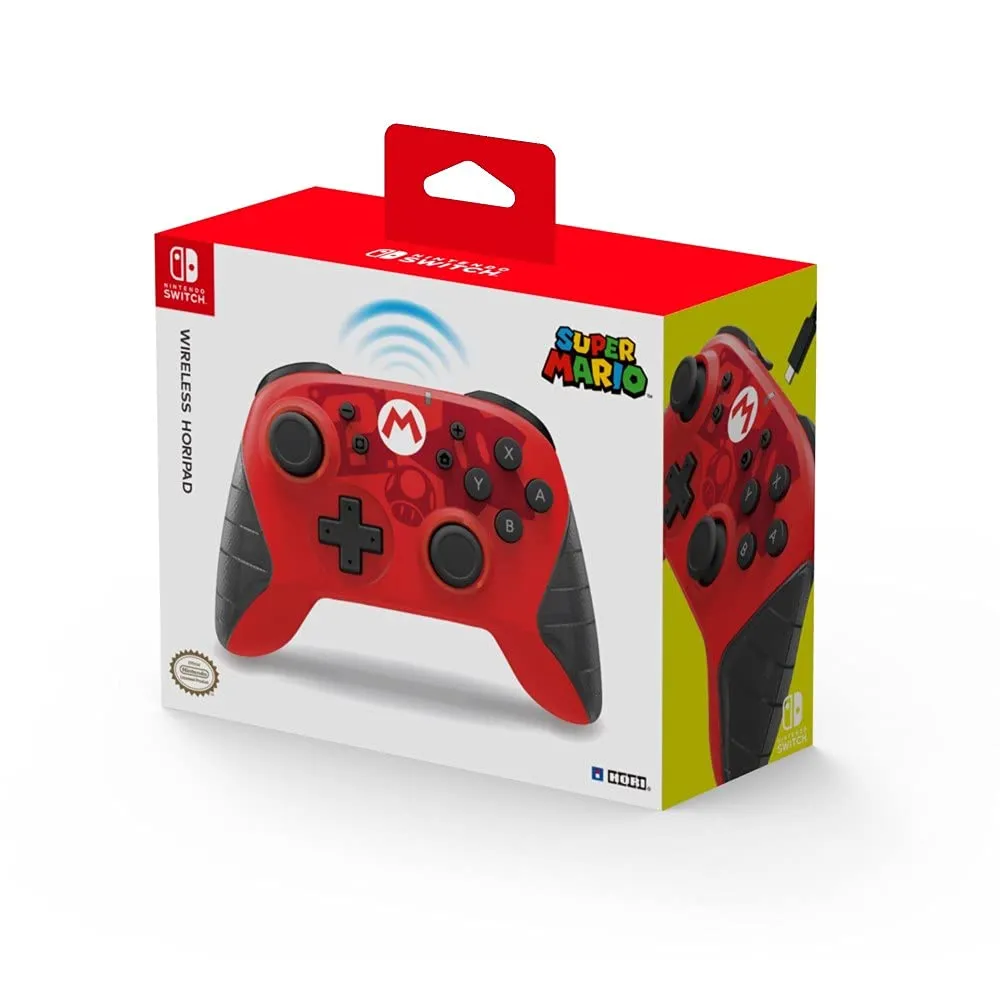 b01c6wwuma_3_webp.webp Hori Horipad USB-C inalámbrico Mario para Nintendo Switch