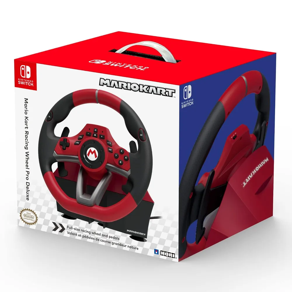 Volante Mario Kart Racing Pro Deluxe - Licenciado por Nintendo
