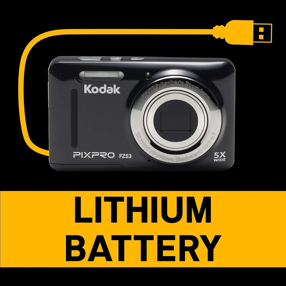 Kodak PixPro FZ53 BK cámara digital 16 MP zoom 5x LCD | Negro