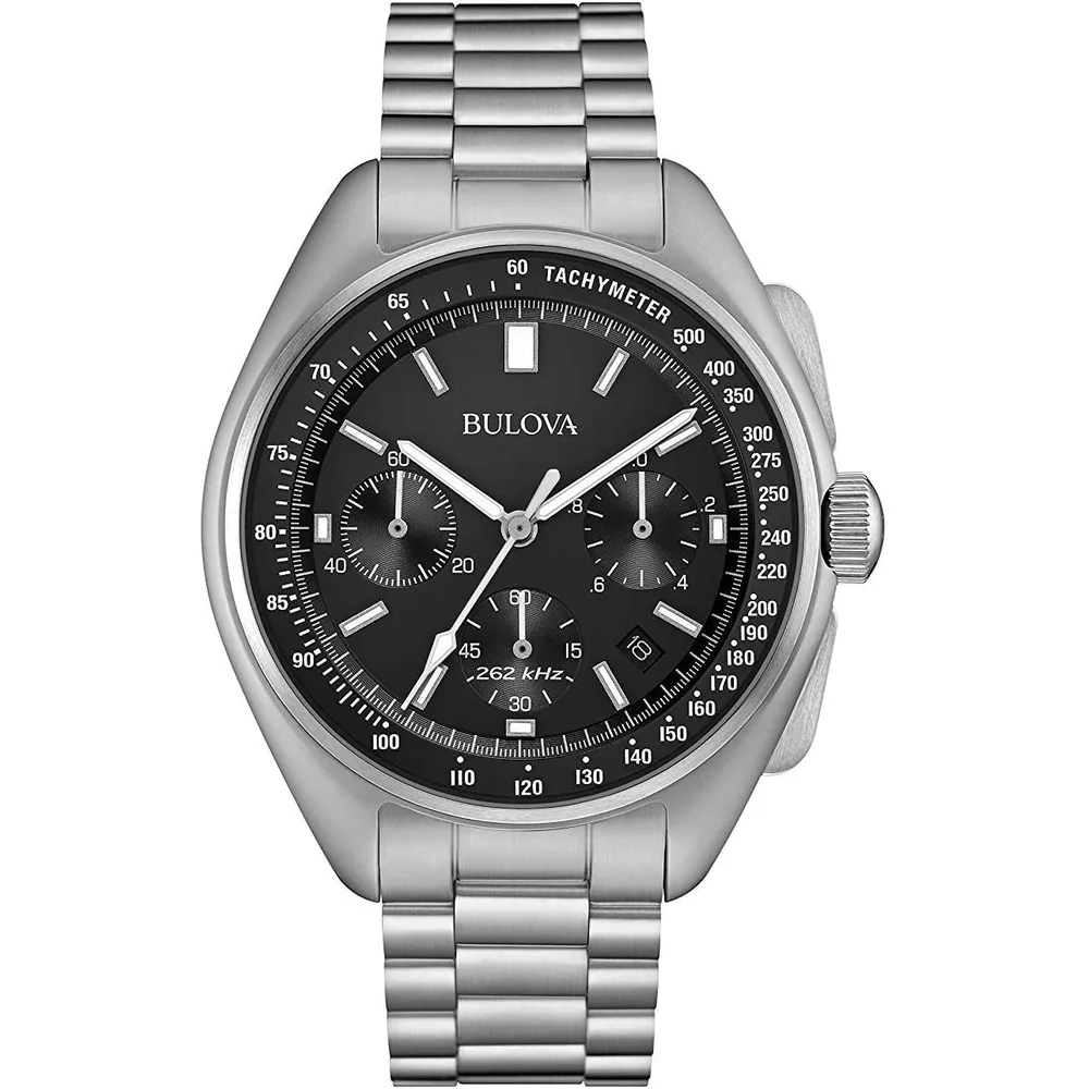 Bulova reloj Archive Lunar Pilot cronógrafo cuarzo hombre 6 agujas | Plateado