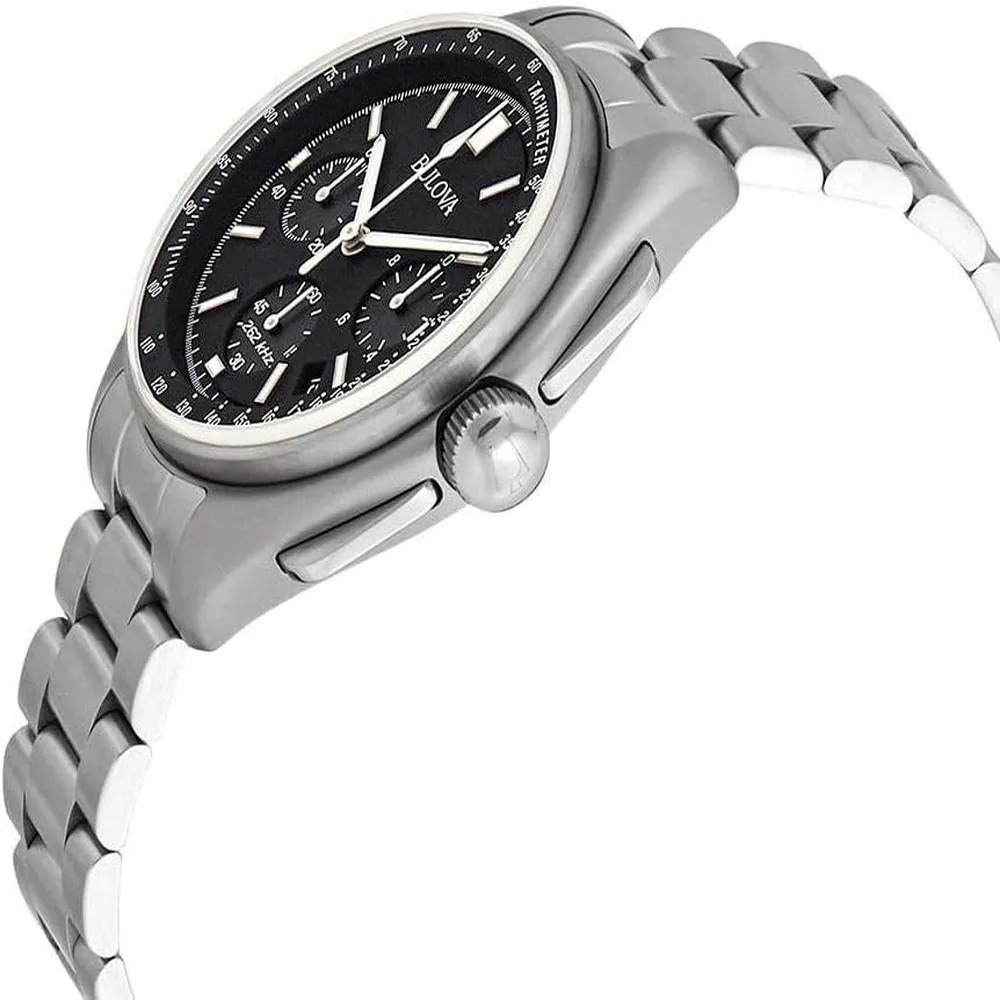Bulova reloj Archive Lunar Pilot cronógrafo cuarzo hombre 6 agujas | Plateado