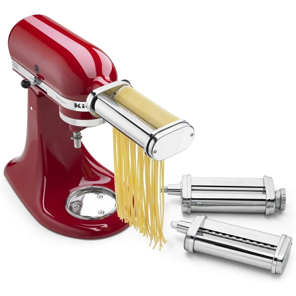 KITCHENAID KSMPRA, JUEGO DE CORTADOR Y RODILLO PARA PASTA (3 PIEZAS)