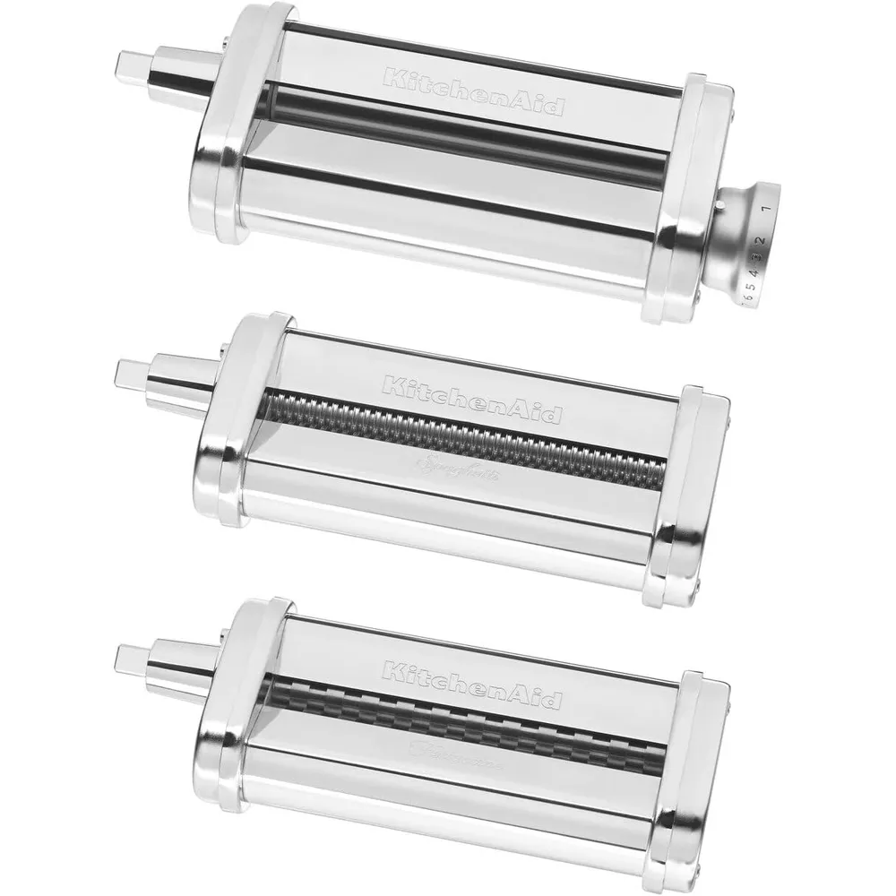KITCHENAID KSMPRA, JUEGO DE CORTADOR Y RODILLO PARA PASTA (3 PIEZAS)