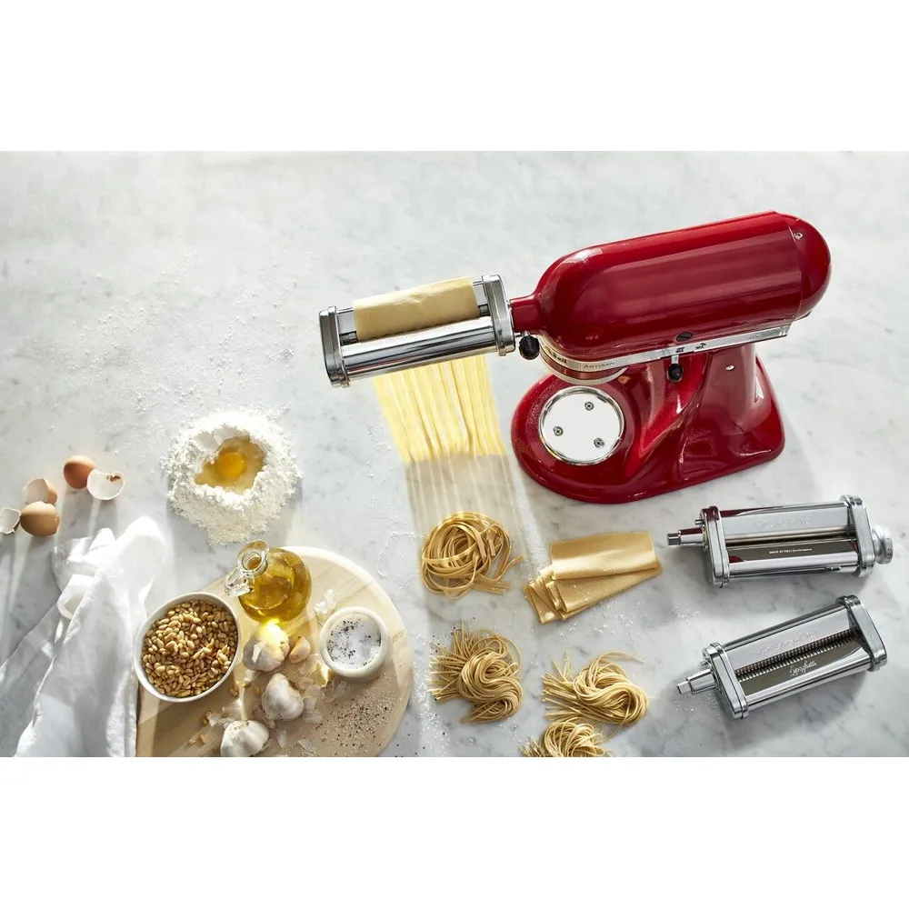 KITCHENAID KSMPRA, JUEGO DE CORTADOR Y RODILLO PARA PASTA (3 PIEZAS)