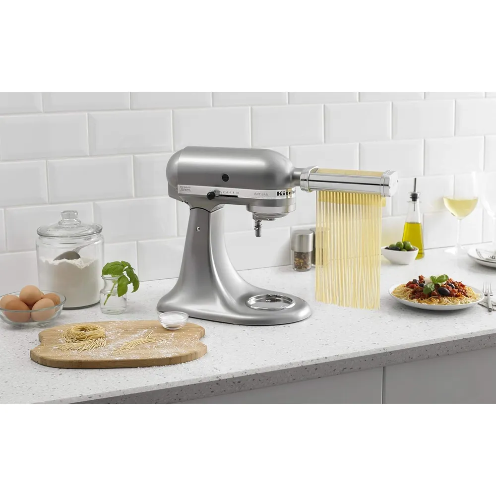 KITCHENAID KSMPCA, JUEGO DE CORTADORES DE PASTA (2 PIEZAS) | PLATEADO