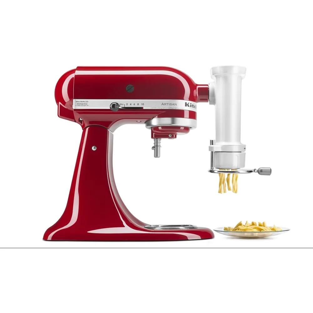 KITCHENAID, PRENSA DE PASTA GOURMET CON 6 PLACAS INTERCAMBIABLES | BLANCO