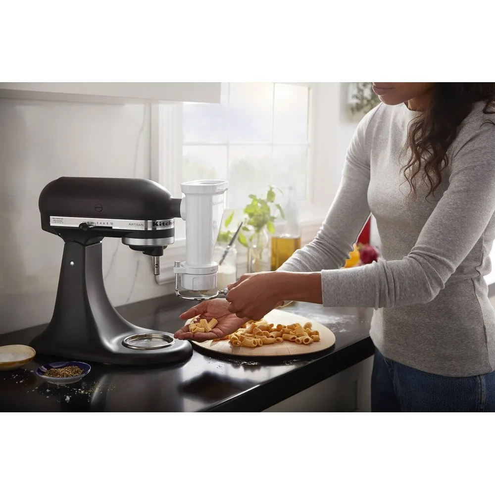KITCHENAID, PRENSA DE PASTA GOURMET CON 6 PLACAS INTERCAMBIABLES | BLANCO