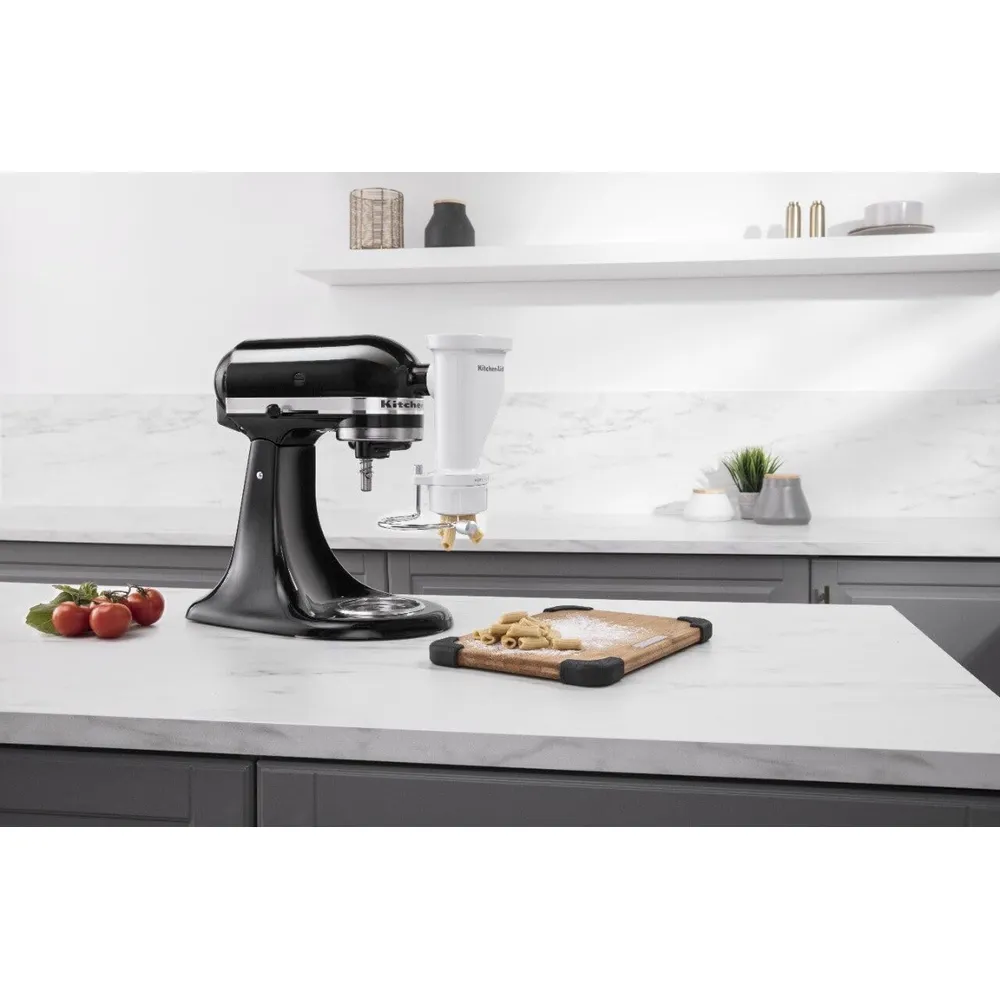 KITCHENAID, PRENSA DE PASTA GOURMET CON 6 PLACAS INTERCAMBIABLES | BLANCO