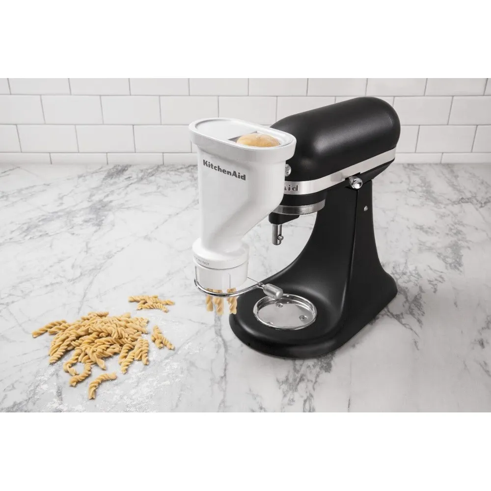 KITCHENAID, PRENSA DE PASTA GOURMET CON 6 PLACAS INTERCAMBIABLES | BLANCO