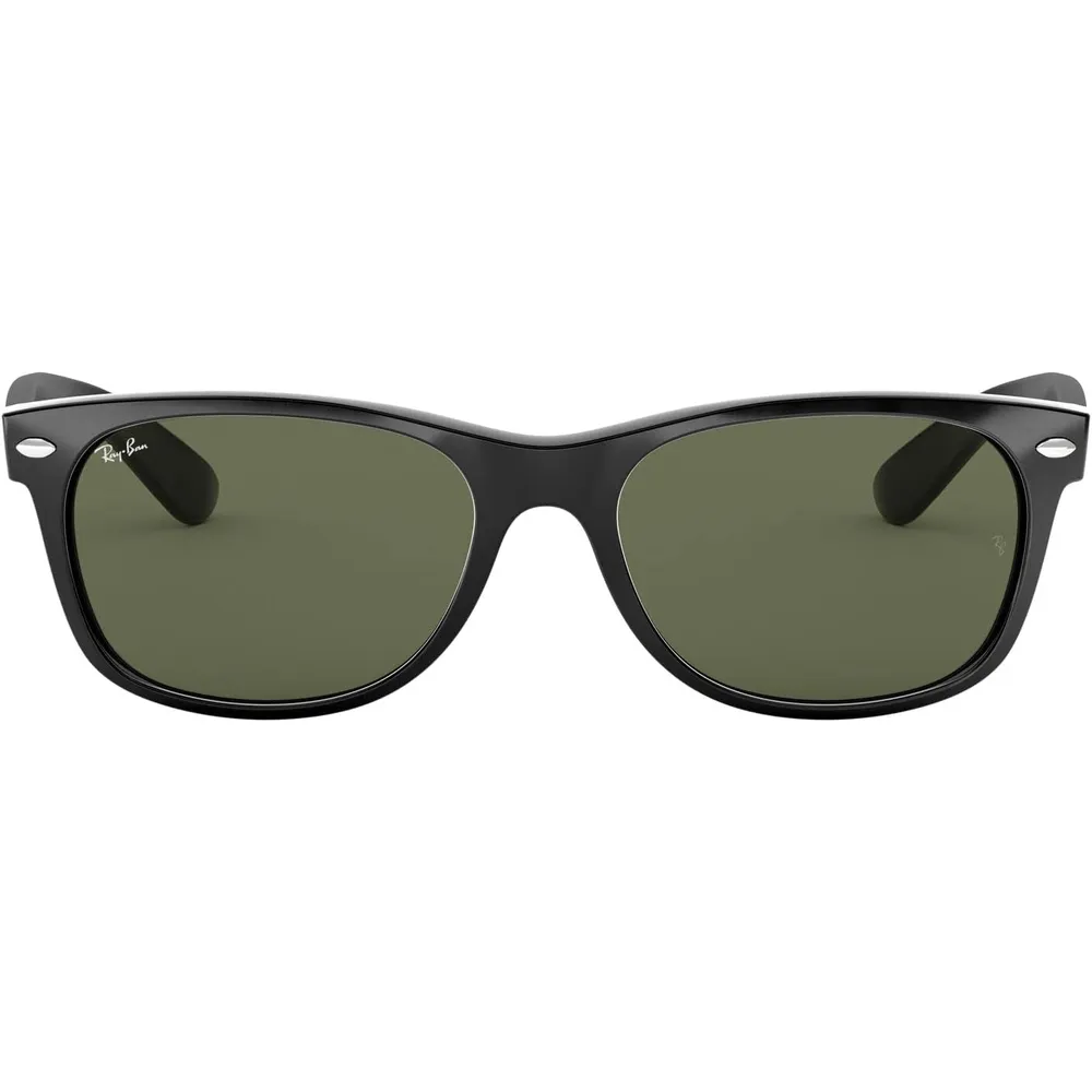 Ray-Ban RB2132 New Wayfarer Gafas de sol para hombre | Black / Green III