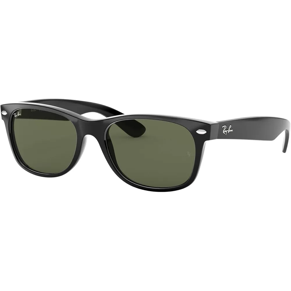 Ray-Ban RB2132 New Wayfarer Gafas de sol para hombre | Black / Green III